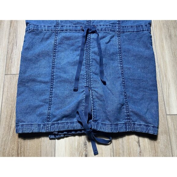 Hei Hei Anthropologie Open Front Linen Chambray Denim Jacket - Women Size XS - Picture 13 of 16